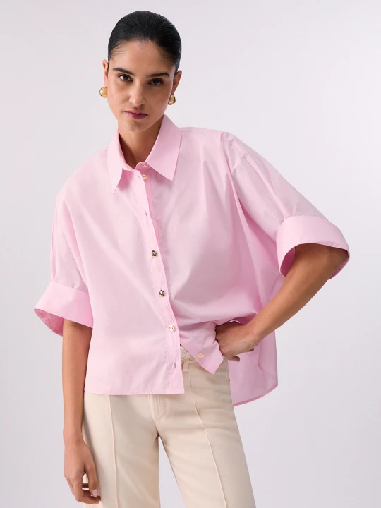 Zdjęcie produktu Liu Jo Oversized Poplin Shirt Light Pink