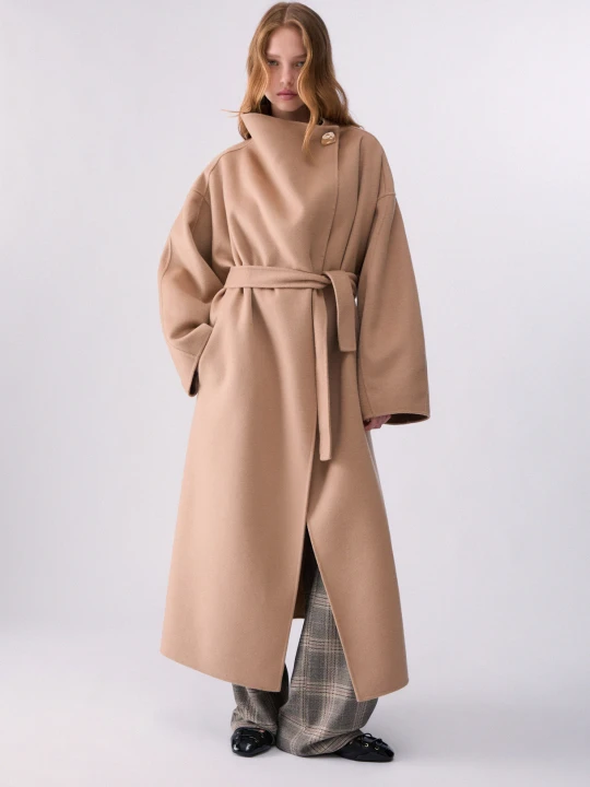 Zdjęcie produktu Liu Jo Oversized Wool Coat beżowy