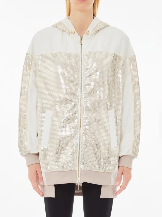 Zdjęcie produktu Liu Jo Parka With Sequins Milk White