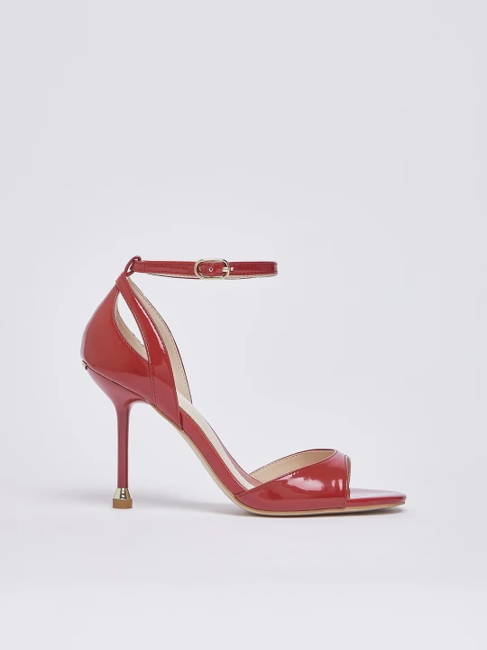 Zdjęcie produktu Liu Jo Patent Leather Sandals With Heel czerwony