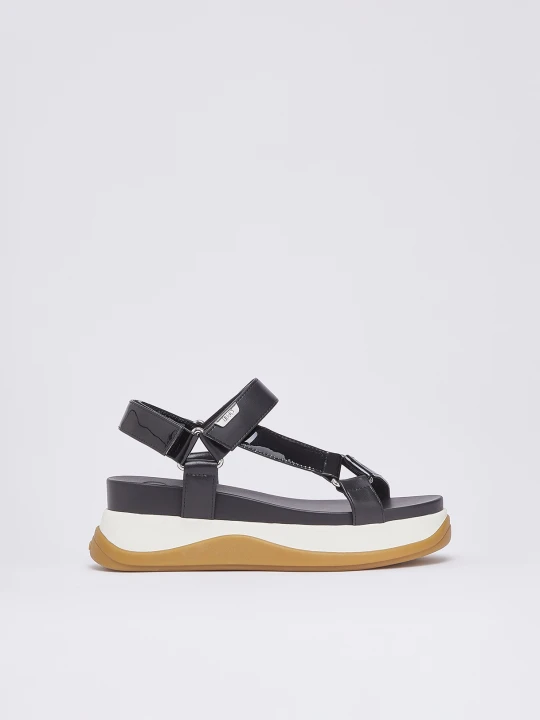Zdjęcie produktu Liu Jo Patent Leather Sandals czarny
