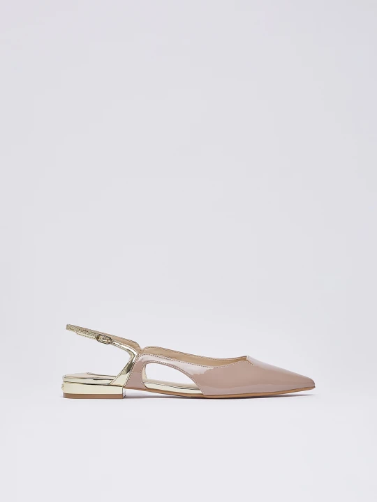 Zdjęcie produktu Liu Jo Patent Leather Slingbacks różowy