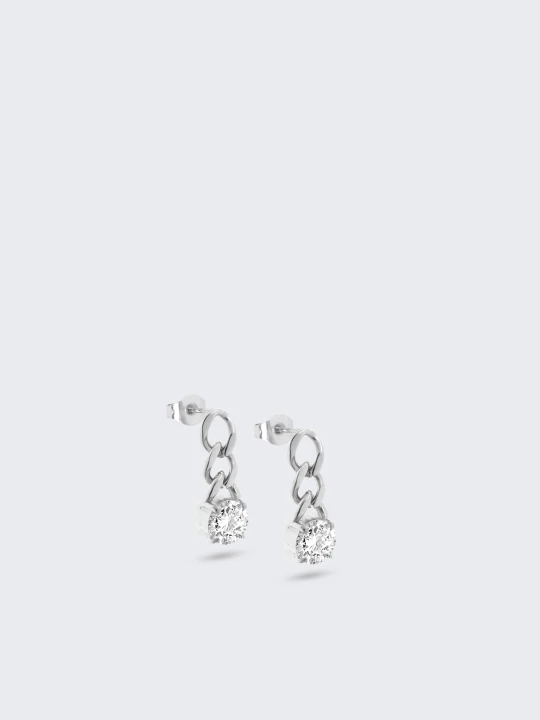 Zdjęcie produktu Liu Jo Earrings Pendant With Jewel Stones biały