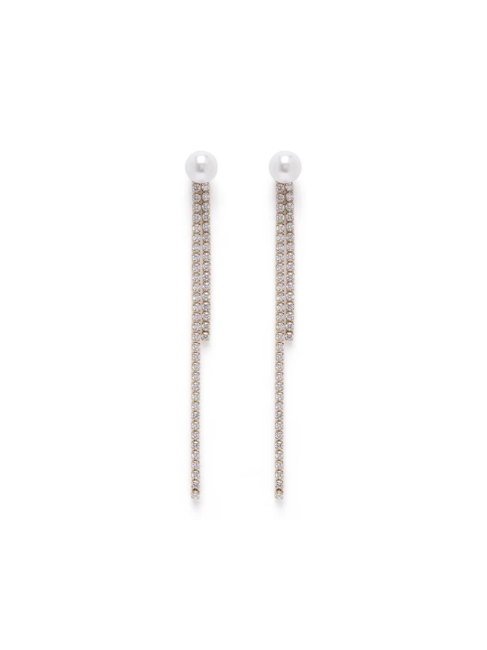 Zdjęcie produktu Liu Jo Pendant Earrings With Rhinestones złoty
