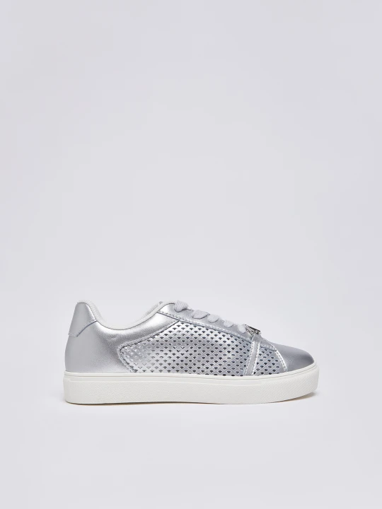 Zdjęcie produktu Liu Jo Perforated Sneakers srebrny