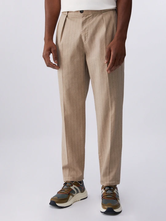 Zdjęcie produktu Liu Jo Pinstripe Chinos beżowy