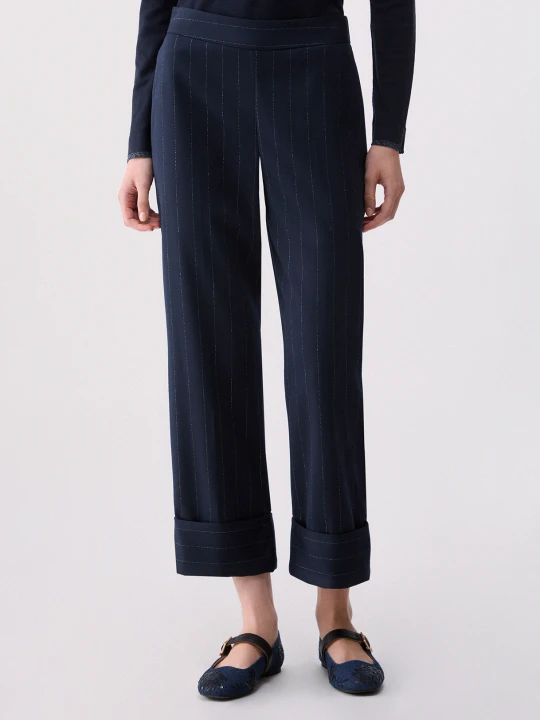 Zdjęcie produktu Liu Jo Pinstripe Cigarette Trousers