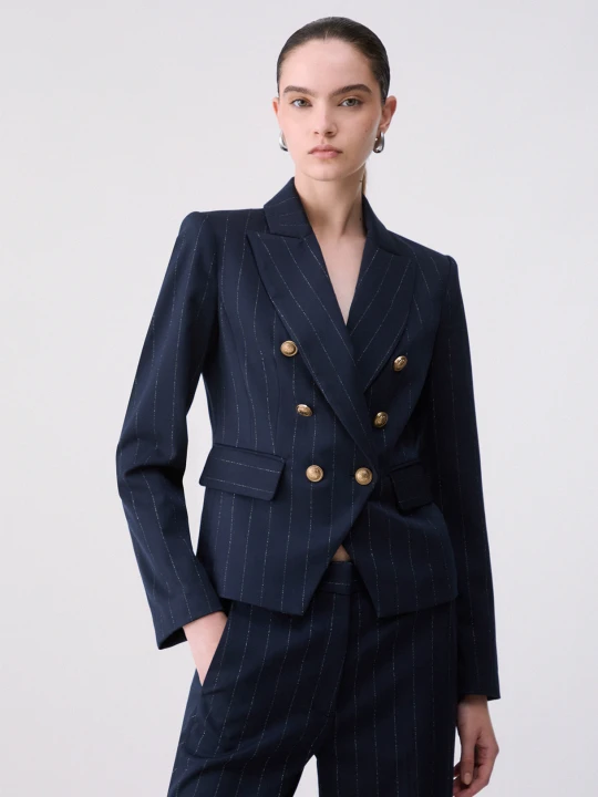 Zdjęcie produktu Liu Jo Pinstripe Double-breasted Blazer