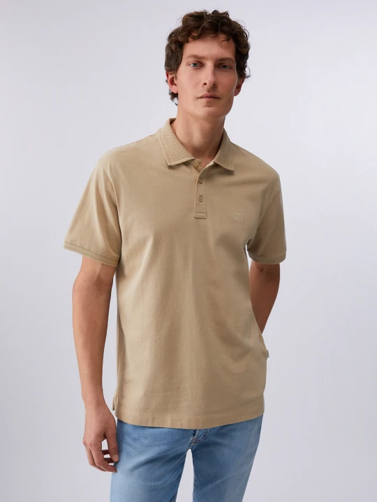 Zdjęcie produktu Liu Jo Piquet Polo Shirt beżowy