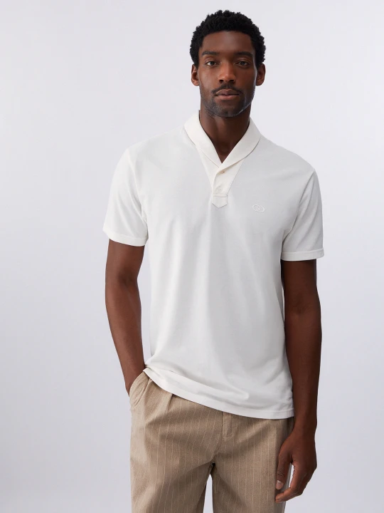 Zdjęcie produktu Liu Jo Piquet Polo Shirt biały