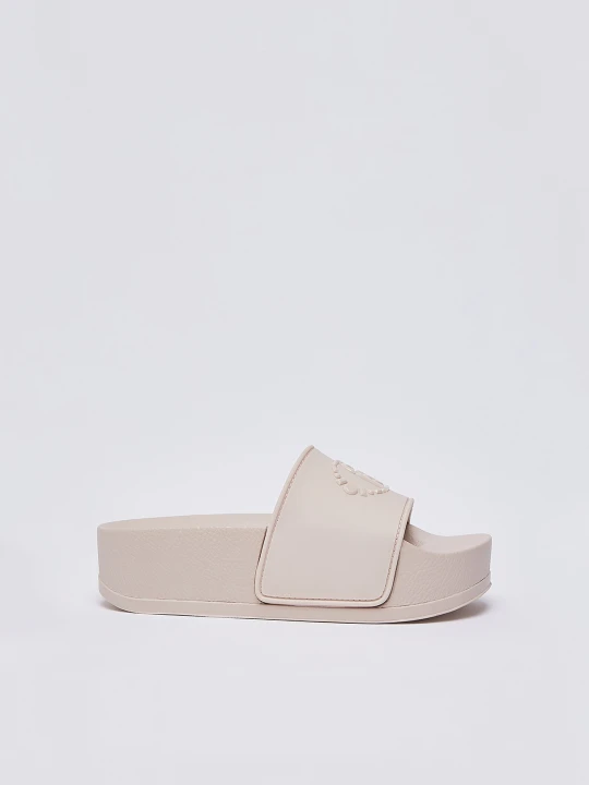 Zdjęcie produktu Liu Jo Platform Sandals With Logo Light Pink