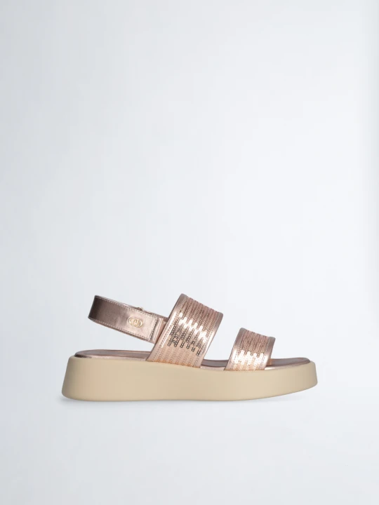 Zdjęcie produktu Liu Jo Platform Sandals With Sequins różowy