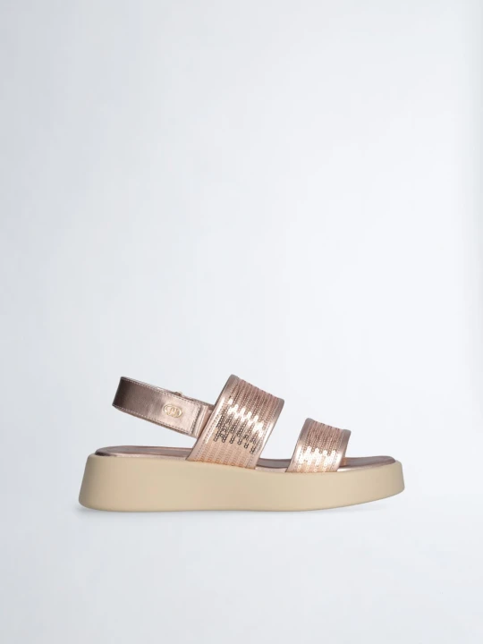 Zdjęcie produktu Liu Jo Platform Sandals With Sequins różowy