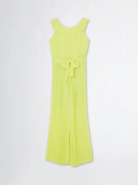 Zdjęcie produktu Liu Jo Pleated Crepe Jumpsuit żółty