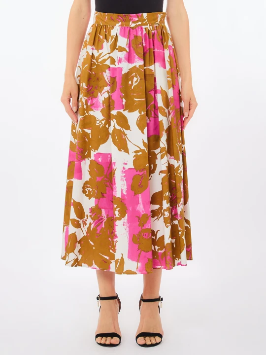 Zdjęcie produktu Liu Jo Poplin Midi Skirt różowy