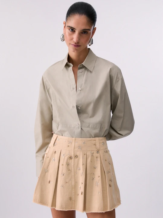 Zdjęcie produktu Liu Jo Poplin Shirt szary