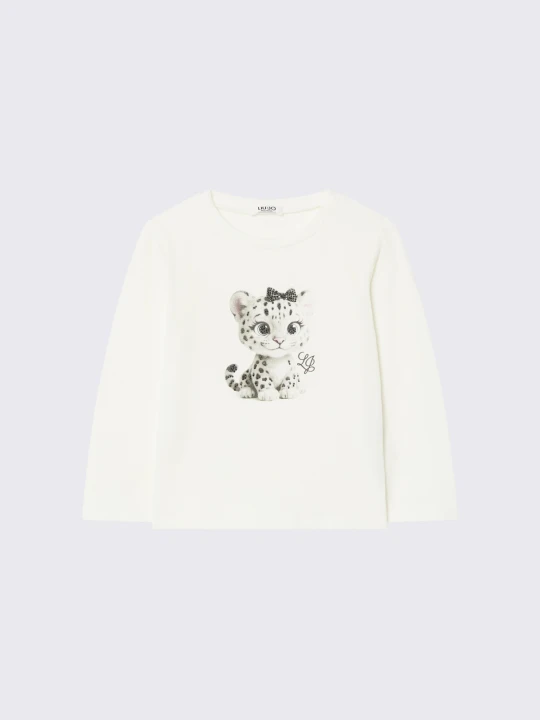 Zdjęcie produktu Liu Jo Printed Jersey T-shirt biały