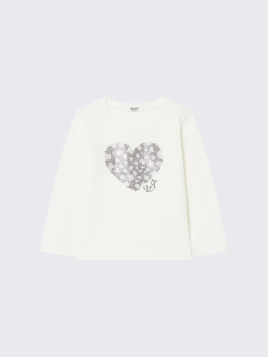 Zdjęcie produktu Liu Jo Printed Jersey T-shirt biały