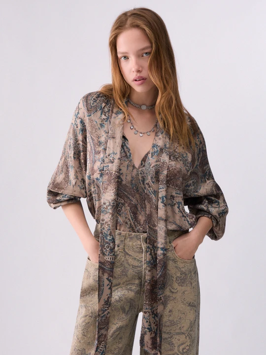 Zdjęcie produktu Liu Jo Printed Satin Blouse