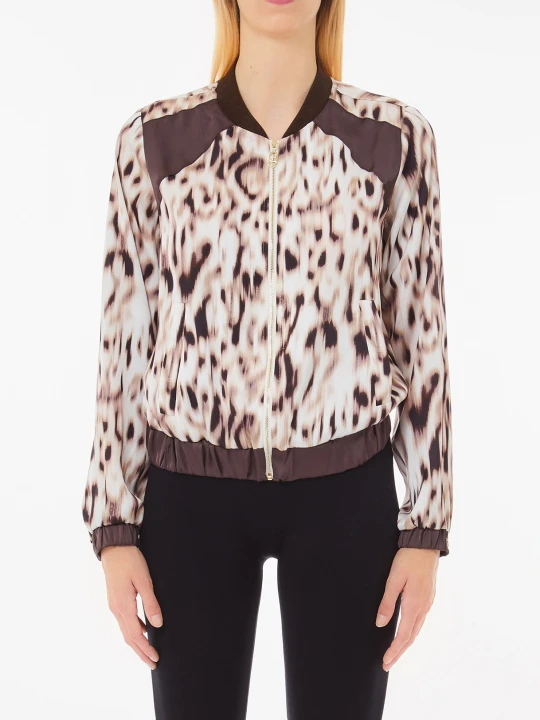 Zdjęcie produktu Liu Jo Printed Satin Bomber Jacket