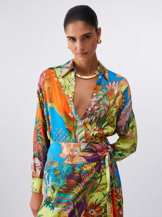 Zdjęcie produktu Liu Jo Printed Satin Shirt