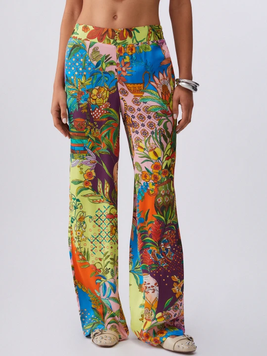 Zdjęcie produktu Liu Jo Printed Satin Trousers