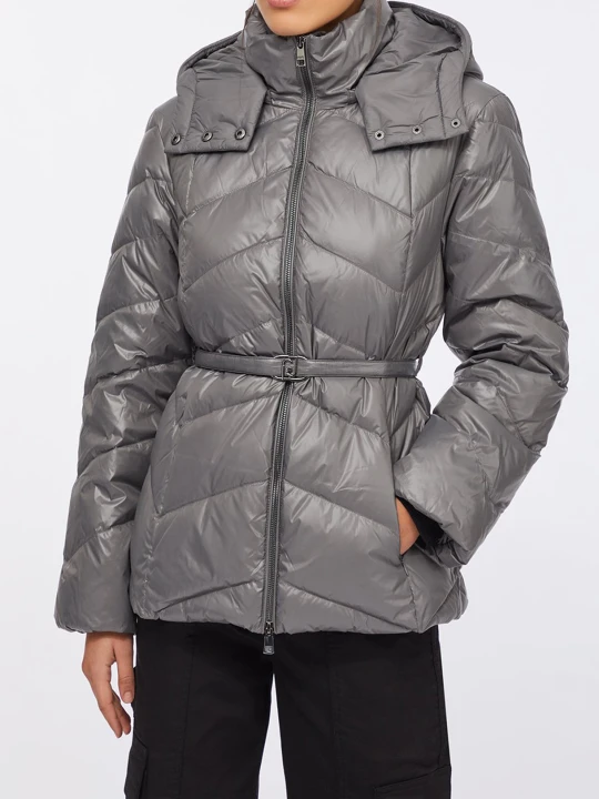 Zdjęcie produktu Liu Jo Puffer Jacket With Hood Steel