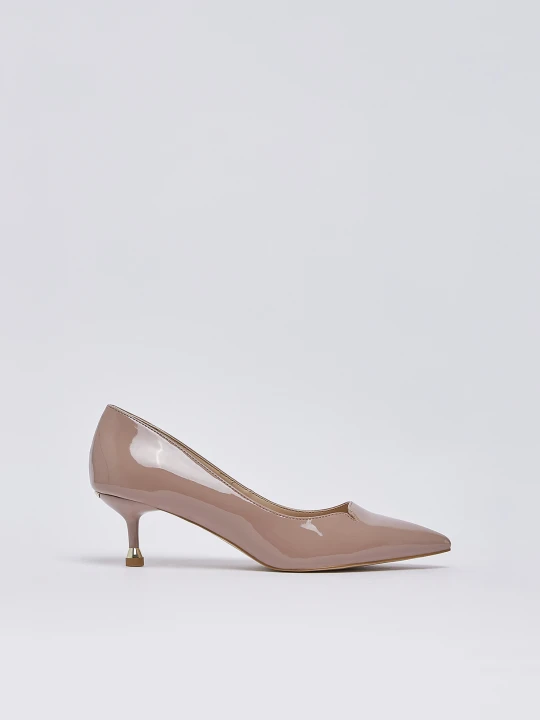 Zdjęcie produktu Liu Jo Pumps In Patent Leather With Heel Low Nude
