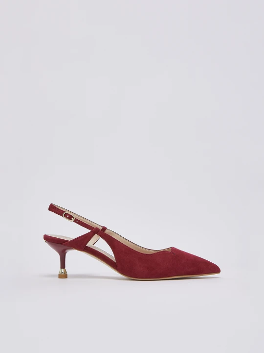 Zdjęcie produktu Liu Jo Pumps In Suede Burgundy