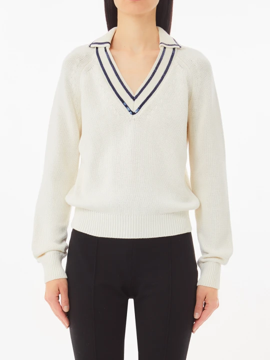 Zdjęcie produktu Liu Jo Pure Cotton Jumper biały