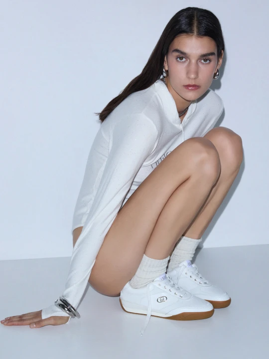 Zdjęcie produktu Liu Jo Python Effect Sneakers biały