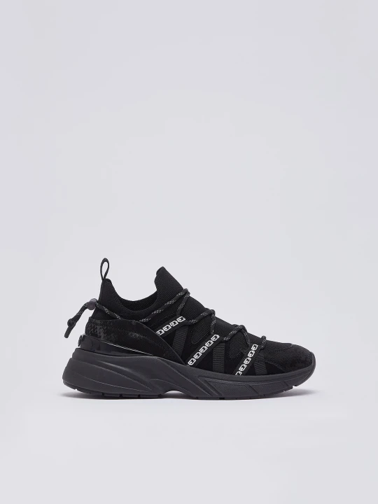 Zdjęcie produktu Liu Jo Python Print Sock-sneakers czarny