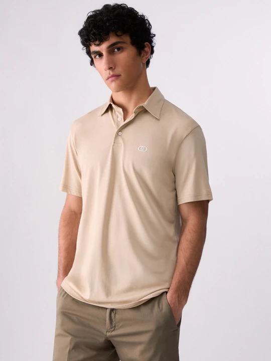 Zdjęcie produktu Liu Jo Regular Fit Polo Shirt beżowy