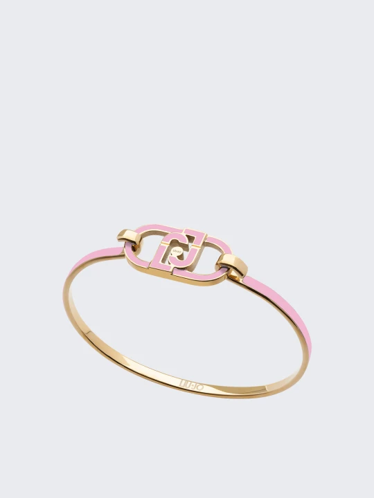 Zdjęcie produktu Liu Jo Rigid Bracelet With Logo różowy