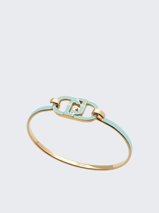 Zdjęcie produktu Liu Jo Rigid Bracelet With Logo Light Blue