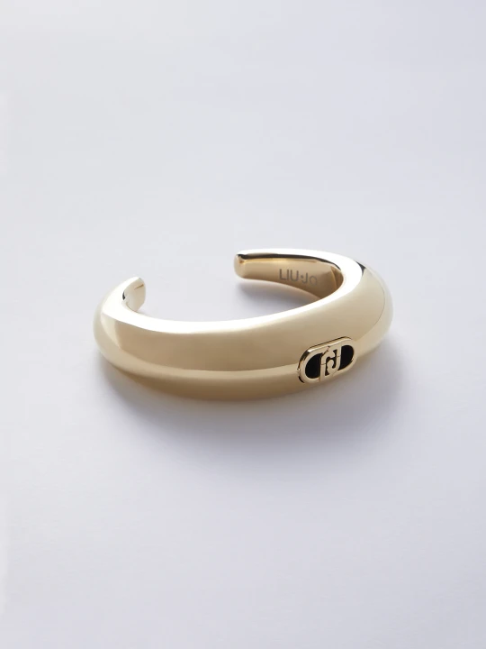 Zdjęcie produktu Liu Jo Rigid Bracelet With Logo Gold Colour