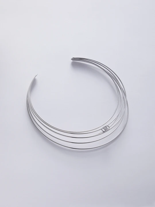 Zdjęcie produktu Liu Jo Rigid Multi-strand Necklace Silver Colour