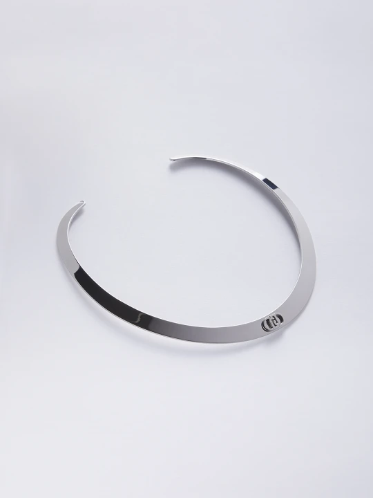 Zdjęcie produktu Liu Jo Necklace Structured With Logo Silver Colour