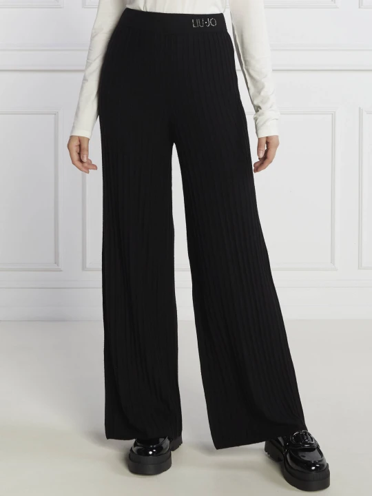 Zdjęcie produktu Liu Jo Rose Spodnie dzianinowe | flare fit