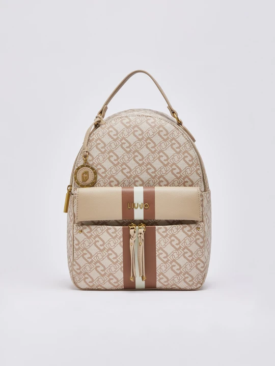 Zdjęcie produktu Liu Jo Rucksack With Monogram Print beżowy