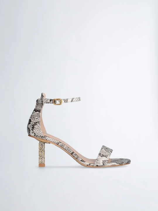 Zdjęcie produktu Liu Jo Sandals With Branded Heel szary