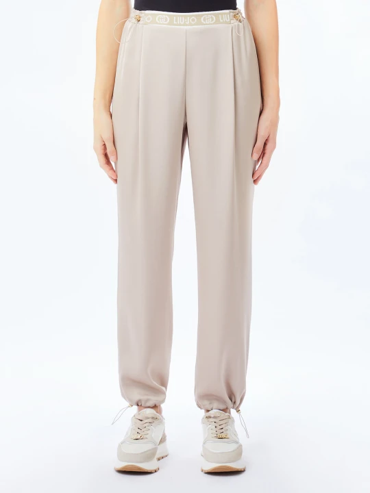 Zdjęcie produktu Liu Jo Satin Trousers Champagne
