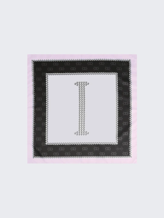 Zdjęcie produktu Liu Jo Scarf With I-letter Motif czarny