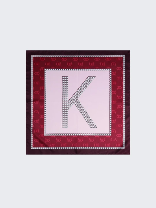 Zdjęcie produktu Liu Jo Scarf With K-letter Motif czerwony