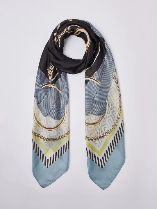 Zdjęcie produktu Liu Jo Scarf With Ribbons Light Blue