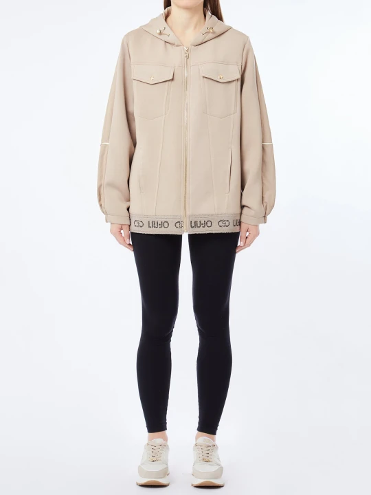 Zdjęcie produktu Liu Jo Scuba And Nylon Jacket Champagne
