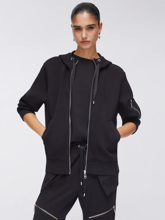 Zdjęcie produktu Liu Jo Scuba Jacket With Hood czarny