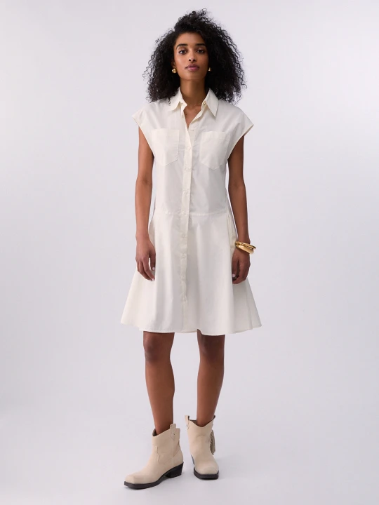 Zdjęcie produktu Liu Jo Shirt Dress With Belt Cream