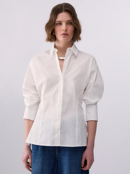 Zdjęcie produktu Liu Jo Shirt With Bow White Wool