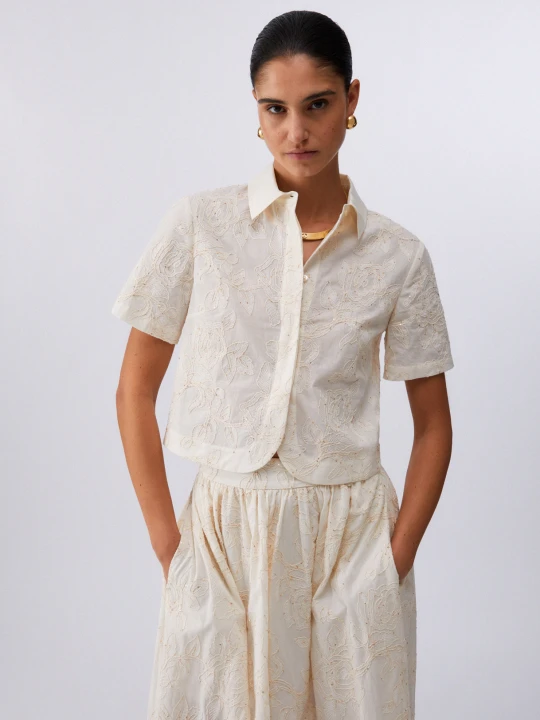 Zdjęcie produktu Liu Jo Shirt With Embroidery biały